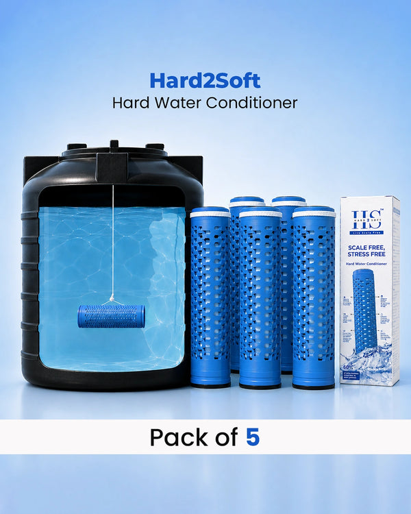 HARD2SOFT Hard Water Conditioner (Pack of 5)